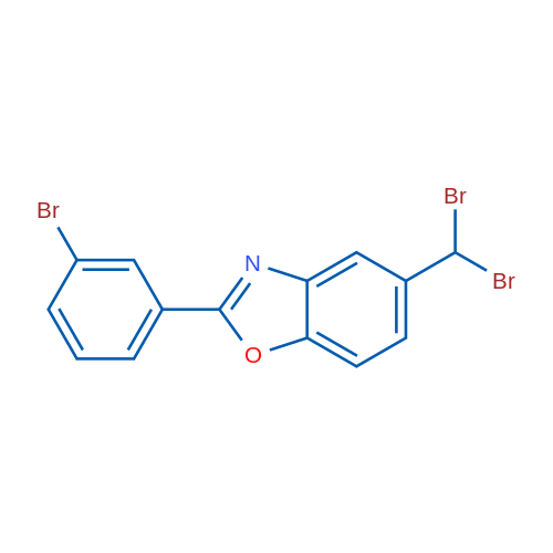 2-(3-Bromophenyl)-5-(dibromomethyl)benzo[d]oxazole 1g