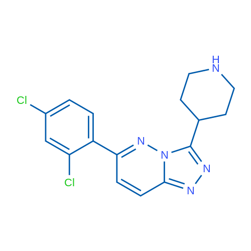 6-(2,4-Dichlorophenyl)-3-(piperidin-4-yl)-[1,2,4]triazolo[4,3-b]pyridazine 1g
