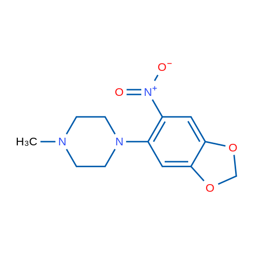 1-Methyl-4-(6-nitrobenzo[d][1,3]dioxol-5-yl)piperazine 1g