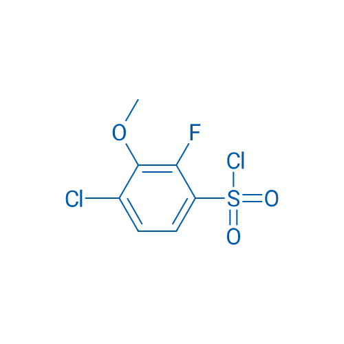 4-Chloro-2-fluoro-3-methoxybenzene-1-sulfonyl chloride 1g