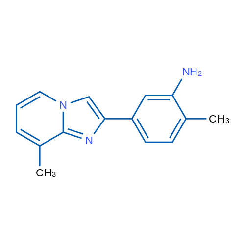 2-Methyl-5-(8-methylimidazo[1,2-a]pyridin-2-yl)aniline 10g