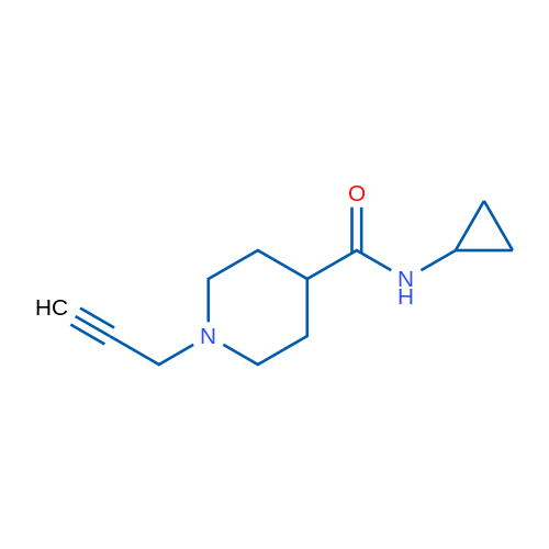 N-Cyclopropyl-1-(prop-2-yn-1-yl)piperidine-4-carboxamide 1g