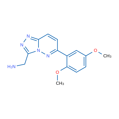 (6-(2,5-Dimethoxyphenyl)-[1,2,4]triazolo[4,3-b]pyridazin-3-yl)methanamine 1g