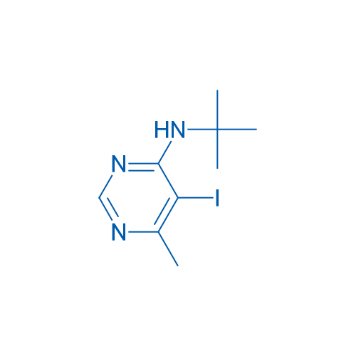 N-(tert-Butyl)-5-iodo-6-methylpyrimidin-4-amine 1g