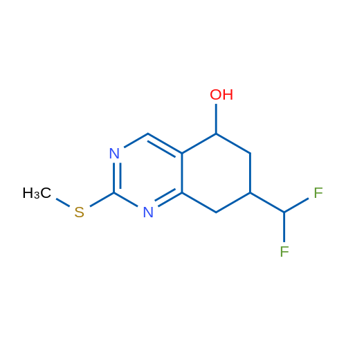 7-(Difluoromethyl)-2-(methylthio)-5,6,7,8-tetrahydroquinazolin-5-ol 1g