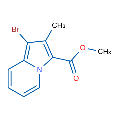 Methyl 1-bromo-2-methylindolizine-3-carboxylate 1g