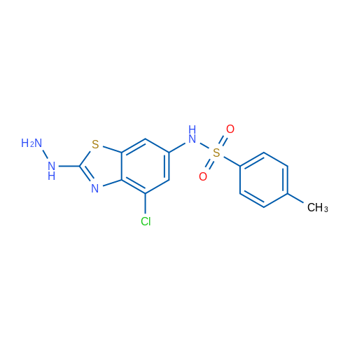 N-(4-Chloro-2-hydrazinylbenzo[d]thiazol-6-yl)-4-methylbenzenesulfonamide 1g