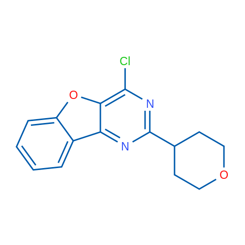 4-Chloro-2-(tetrahydro-2H-pyran-4-yl)benzofuro[3,2-d]pyrimidine 1g