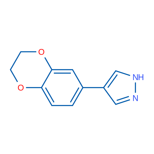 4-(2,3-Dihydrobenzo[b][1,4]dioxin-6-yl)-1H-pyrazole 1g