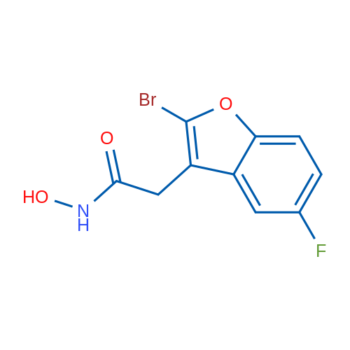2-(2-Bromo-5-fluorobenzofuran-3-yl)-N-hydroxyacetamide 1g