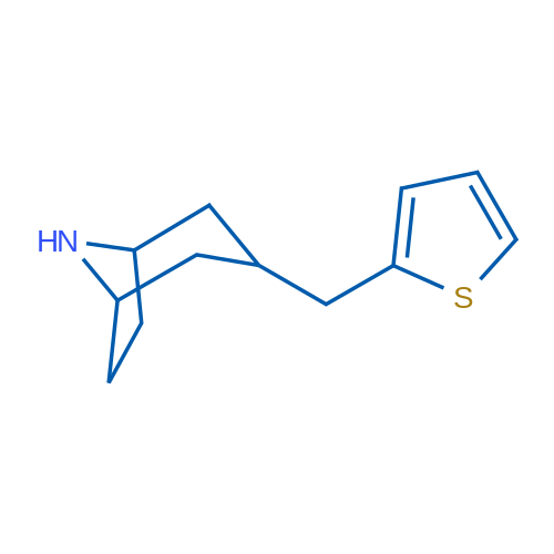 3-[(Thiophen-2-yl)methyl]-8-azabicyclo[3.2.1]octane 1g