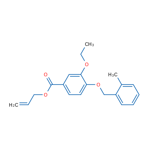 Allyl 3-ethoxy-4-((2-methylbenzyl)oxy)benzoate 1g
