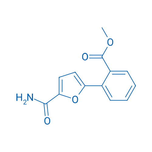 Methyl 2-(5-carbamoylfuran-2-yl)benzoate 1g