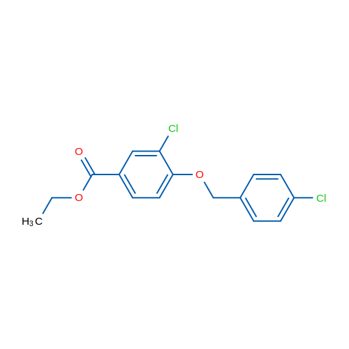 Ethyl 3-chloro-4-((4-chlorobenzyl)oxy)benzoate 1g
