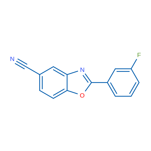 2-(3-Fluorophenyl)benzo[d]oxazole-5-carbonitrile 1g