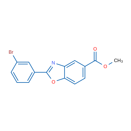 Methyl 2-(3-bromophenyl)benzo[d]oxazole-5-carboxylate 1g