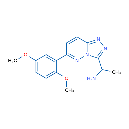 1-(6-(2,5-Dimethoxyphenyl)-[1,2,4]triazolo[4,3-b]pyridazin-3-yl)ethanamine 1g
