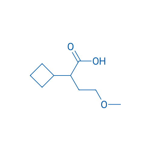 2-cyclobutyl-4-methoxybutanoic acid 100mg