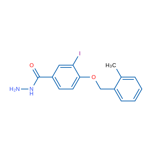 3-Iodo-4-((2-methylbenzyl)oxy)benzohydrazide 1g