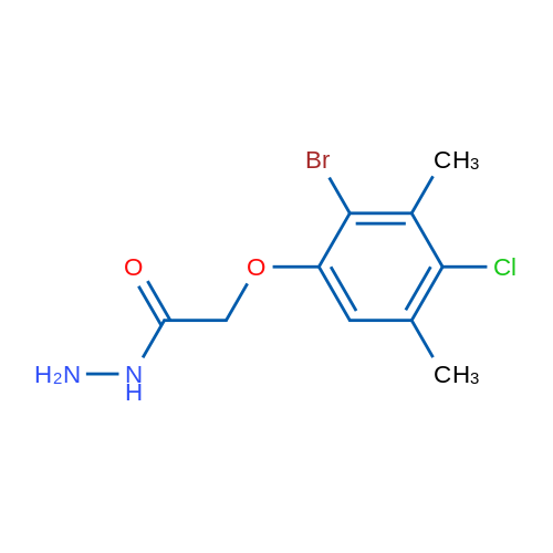 2-(2-Bromo-4-chloro-3,5-dimethylphenoxy)acetohydrazide 1g