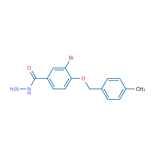 3-Bromo-4-((4-methylbenzyl)oxy)benzohydrazide 1g