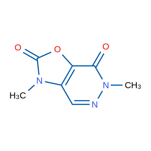 3,6-Dimethyloxazolo[4,5-d]pyridazine-2,7(3H,6H)-dione 1g