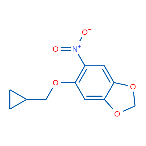 5-(Cyclopropylmethoxy)-6-nitrobenzo[d][1,3]dioxole 1g