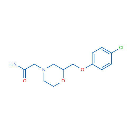 2-(2-((4-Chlorophenoxy)methyl)morpholino)acetamide 1g