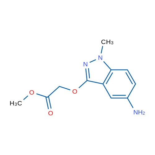 Methyl 2-((5-amino-1-methyl-1H-indazol-3-yl)oxy)acetate 1g