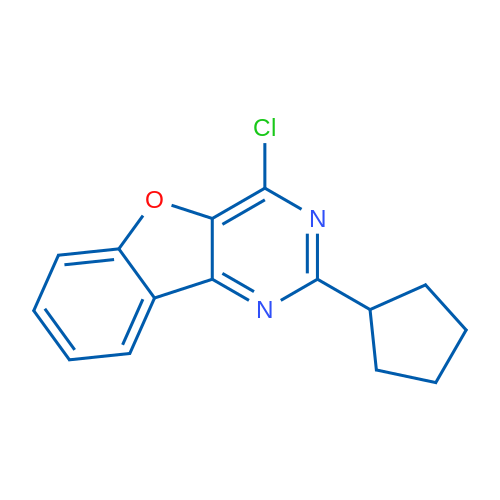 4-Chloro-2-cyclopentylbenzofuro[3,2-d]pyrimidine 1g