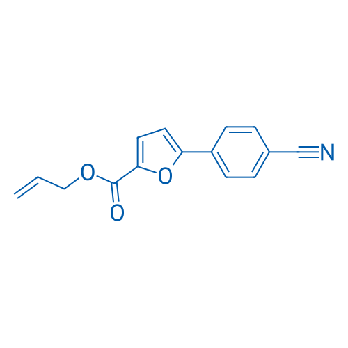 Allyl 5-(4-cyanophenyl)furan-2-carboxylate 1g