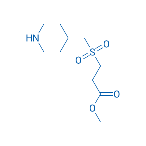Methyl 3-[(piperidin-4-yl)methanesulfonyl]propanoate 1g