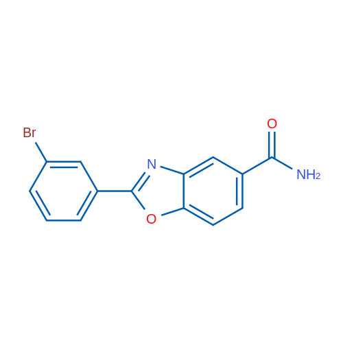 2-(3-Bromophenyl)benzo[d]oxazole-5-carboxamide 1g