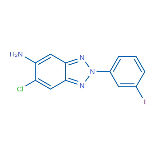 6-Chloro-2-(3-iodophenyl)-2H-benzo[d][1,2,3]triazol-5-amine 1g