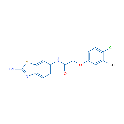 N-(2-Aminobenzo[d]thiazol-6-yl)-2-(4-chloro-3-methylphenoxy)acetamide 1g