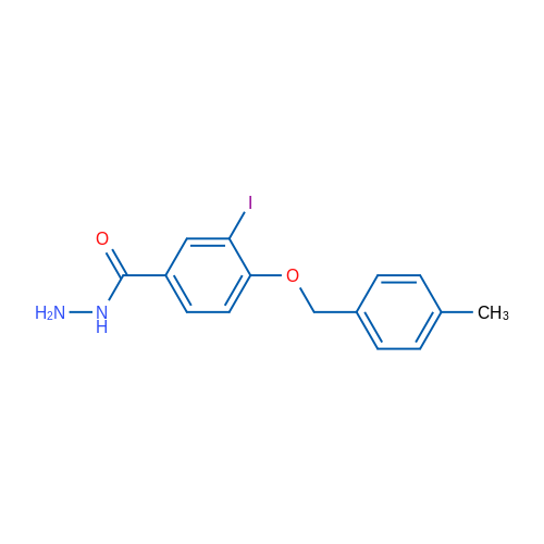 3-Iodo-4-((4-methylbenzyl)oxy)benzohydrazide 1g