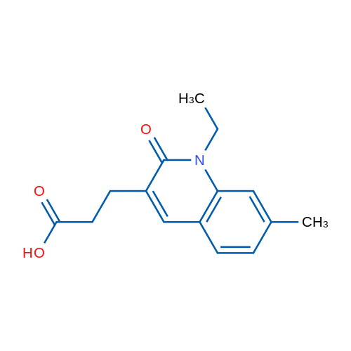 3-(1-Ethyl-7-methyl-2-oxo-1,2-dihydroquinolin-3-yl)propanoic acid 1g