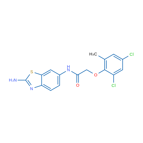 N-(2-Aminobenzo[d]thiazol-6-yl)-2-(2,4-dichloro-6-methylphenoxy)acetamide 1g