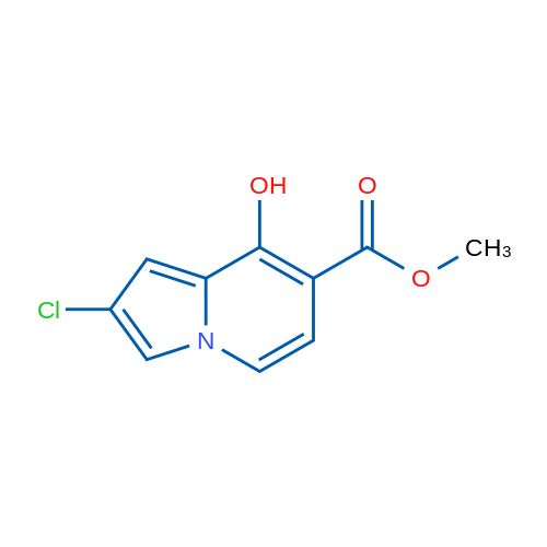 Methyl 2-chloro-8-hydroxyindolizine-7-carboxylate 1g