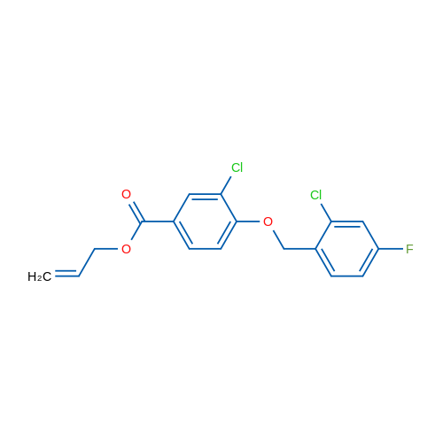 Allyl 3-chloro-4-((2-chloro-4-fluorobenzyl)oxy)benzoate 1g