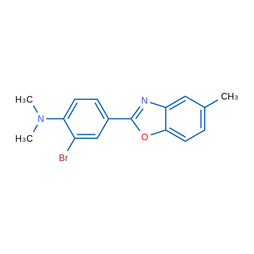 2-Bromo-N,N-dimethyl-4-(5-methylbenzo[d]oxazol-2-yl)aniline 1g