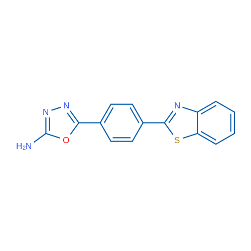 5-(4-(Benzo[d]thiazol-2-yl)phenyl)-1,3,4-oxadiazol-2-amine 1g
