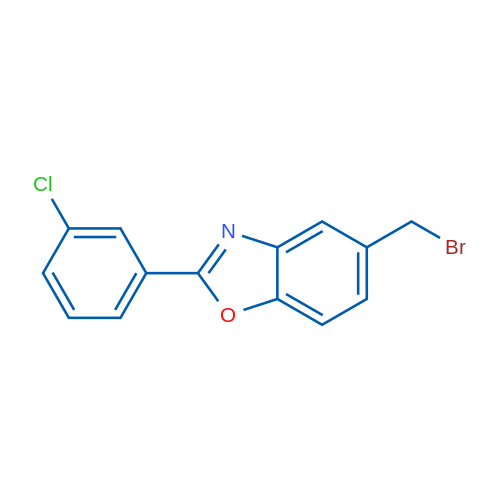 5-(Bromomethyl)-2-(3-chlorophenyl)benzo[d]oxazole 1g