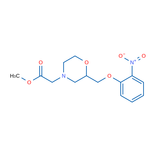 Methyl 2-(2-((2-nitrophenoxy)methyl)morpholino)acetate 1g