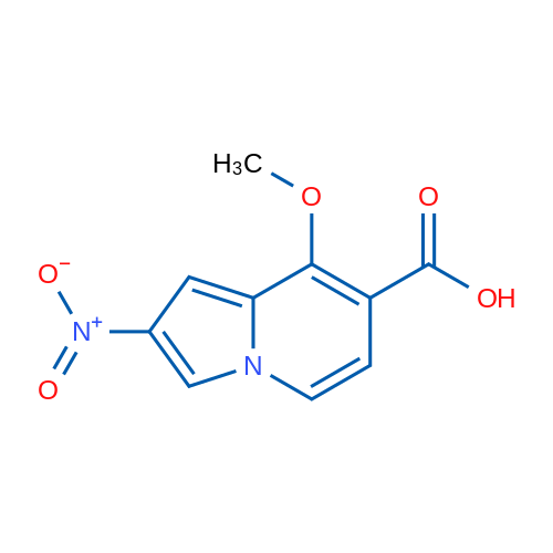 8-Methoxy-2-nitroindolizine-7-carboxylic acid 1g