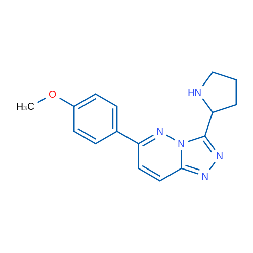 6-(4-Methoxyphenyl)-3-(pyrrolidin-2-yl)-[1,2,4]triazolo[4,3-b]pyridazine 1g