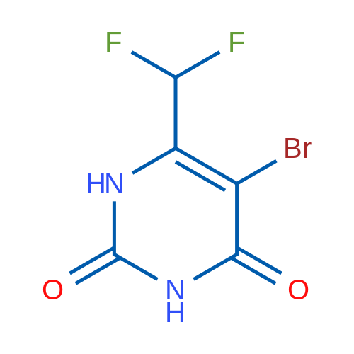 5-Bromo-6-(difluoromethyl)pyrimidine-2,4(1H,3H)-dione 1g