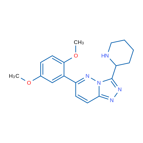 6-(2,5-Dimethoxyphenyl)-3-(piperidin-2-yl)-[1,2,4]triazolo[4,3-b]pyridazine 1g