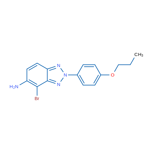 4-Bromo-2-(4-propoxyphenyl)-2H-benzo[d][1,2,3]triazol-5-amine 1g