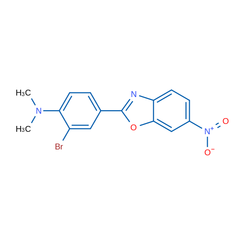 2-Bromo-N,N-dimethyl-4-(6-nitrobenzo[d]oxazol-2-yl)aniline 1g